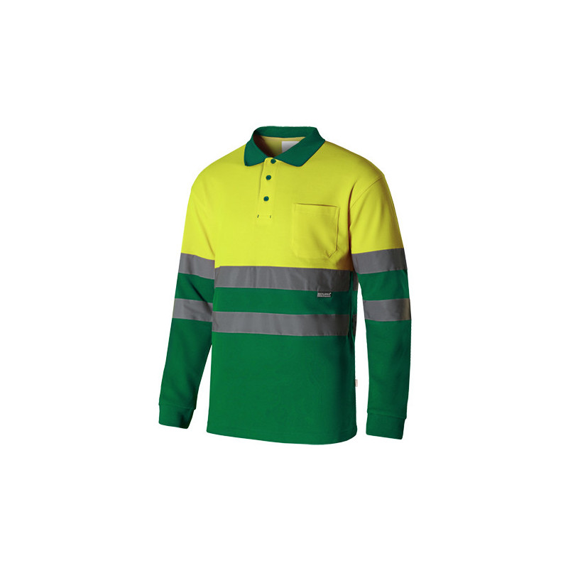 POLO ALGODÓN BICOLOR ML AV