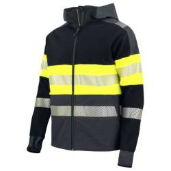 6122 SUDADERA CAPUCHA HV CLASE 1